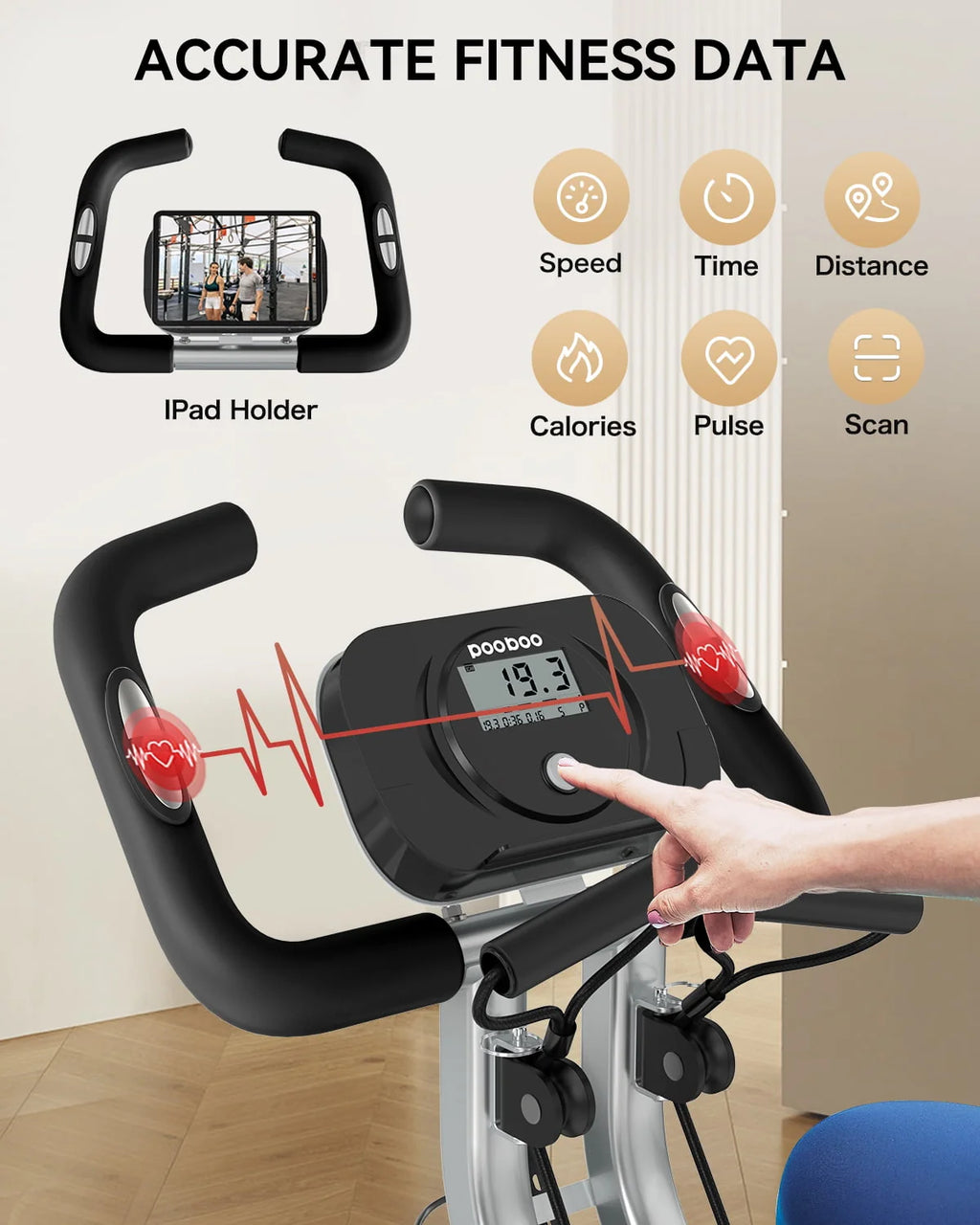 Foldable Magnetic Exercise Bike F2877