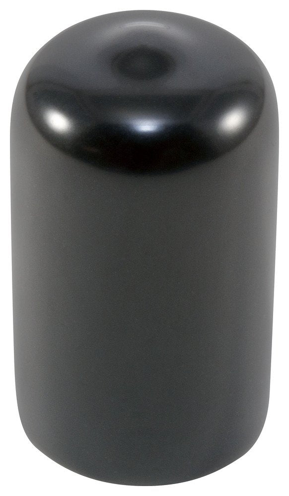 Black Vinyl Plastic Round Cap Pack of 500 T9784