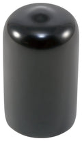 Black Vinyl Plastic Round Cap Pack of 500 T9784
