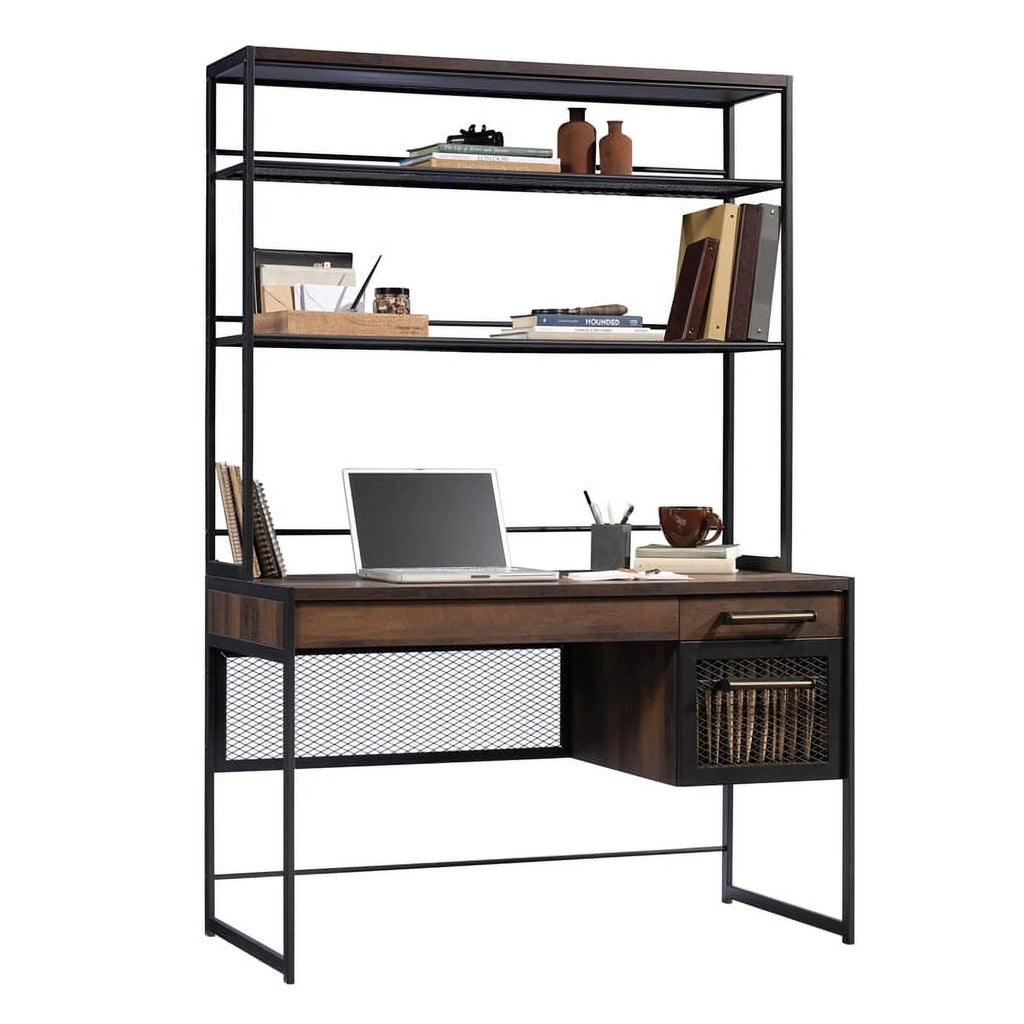 Engineered Wood Computer Desk with Hutch U547222