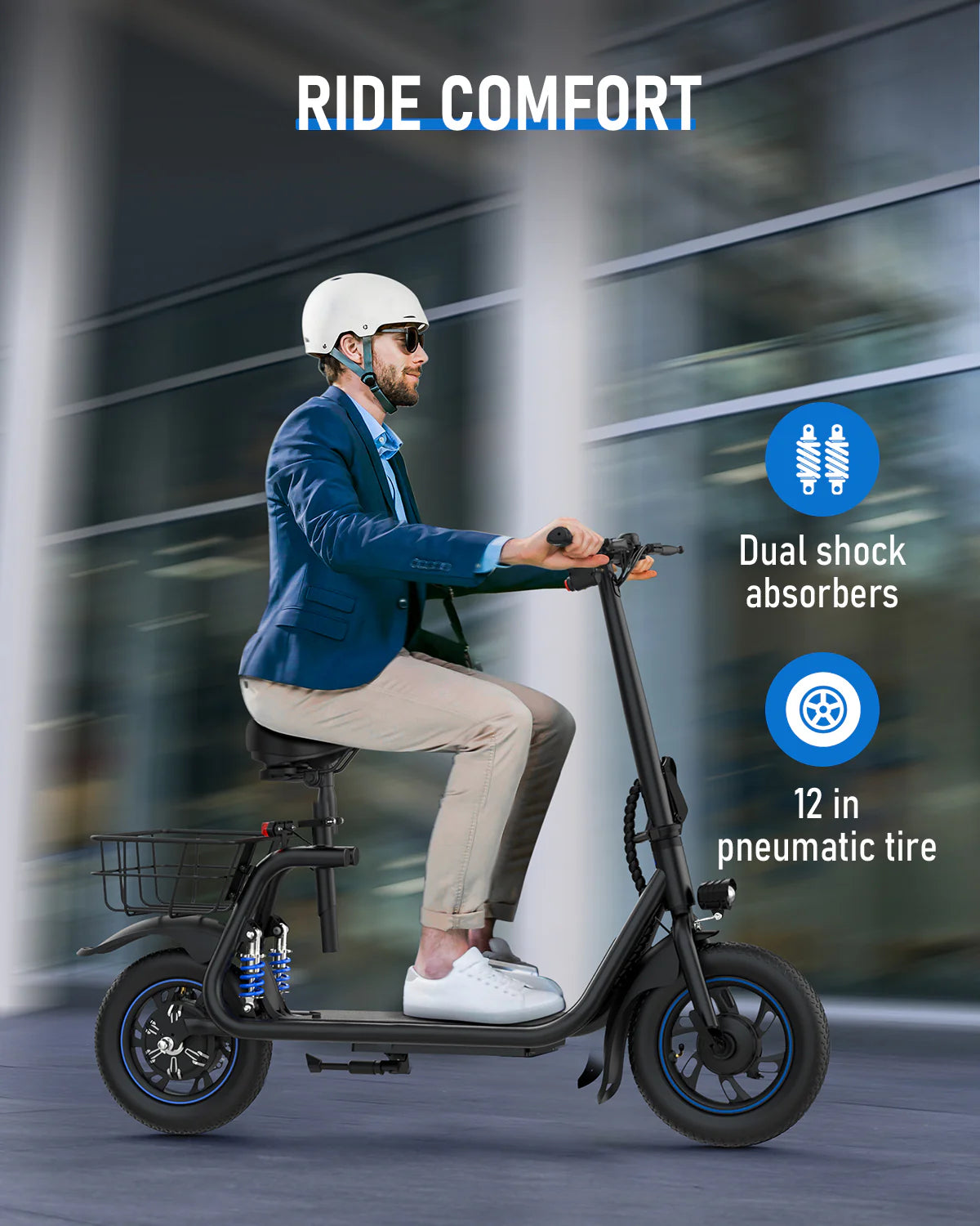 450W Electric Scooter with Seat L8576
