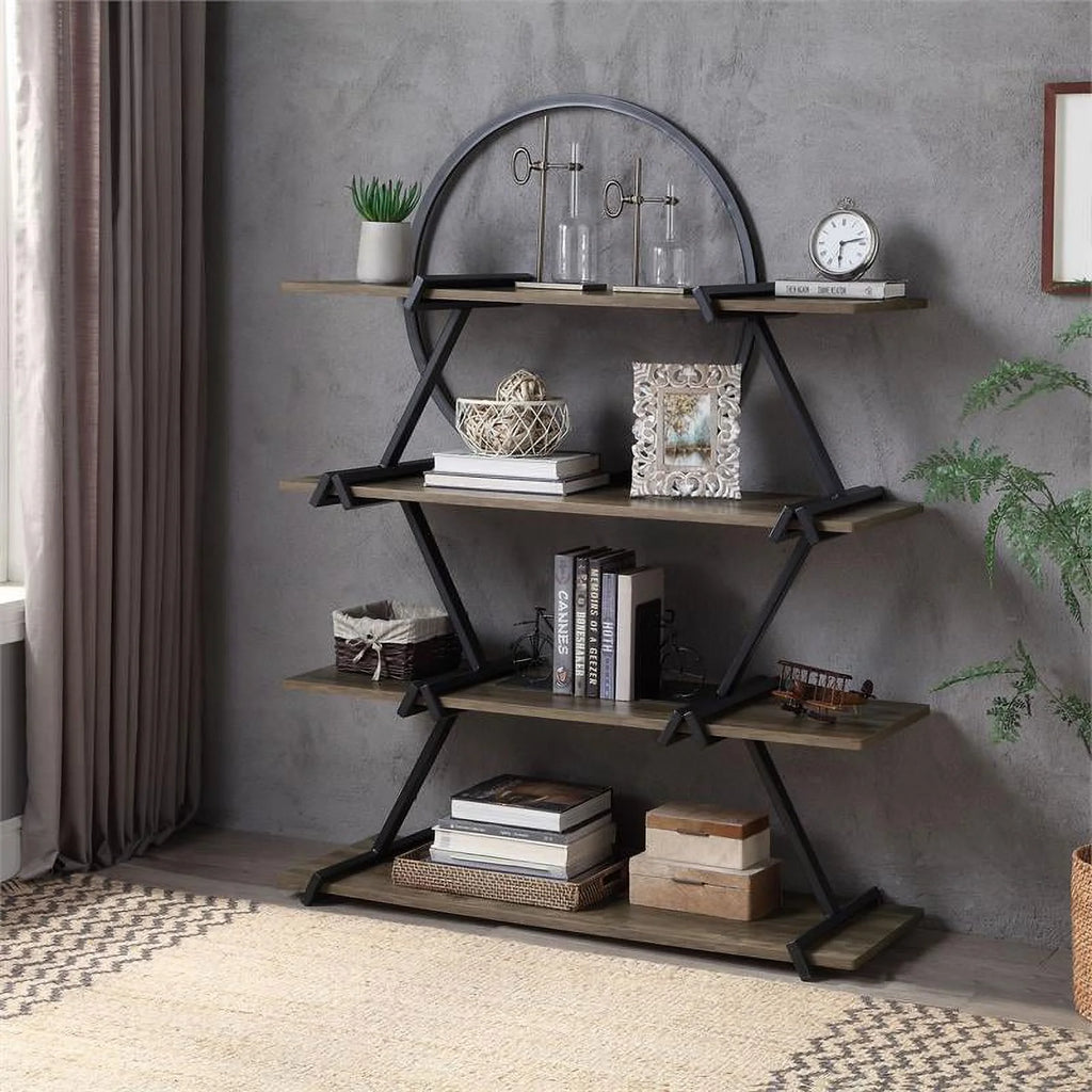 4-Layer Metal Bookcase R6312