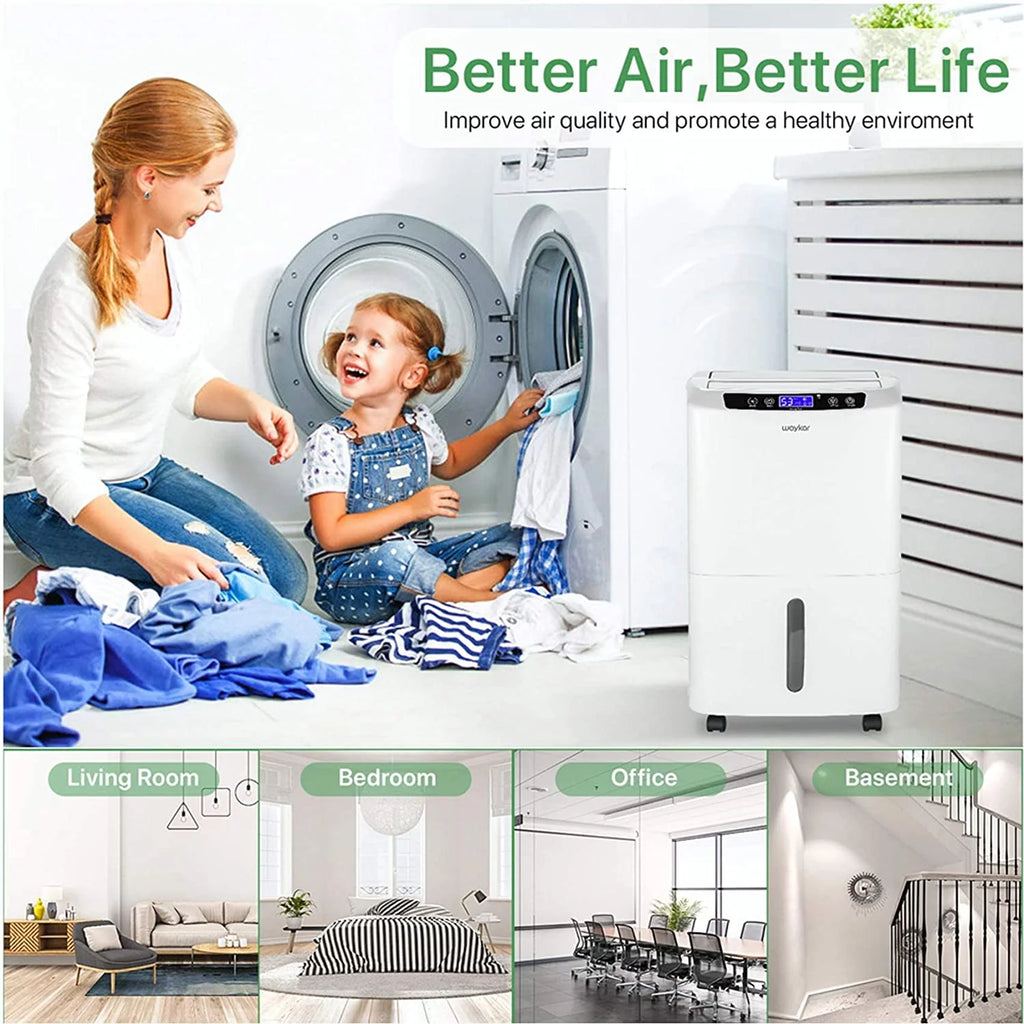 34 Pints Dehumidifier with Drain Hose O757