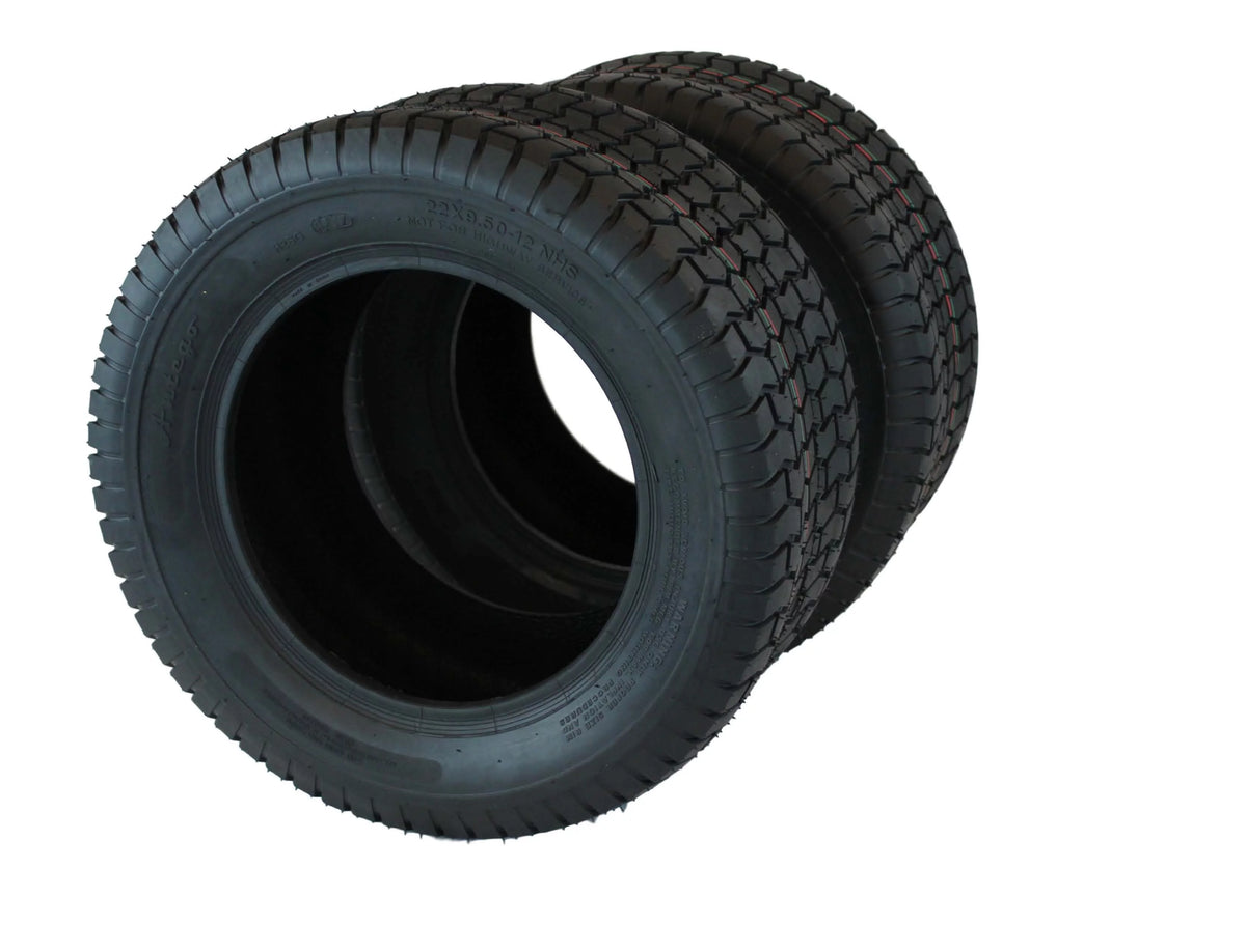 22x9.50-12 4-Ply Turf Tires Set of 2 E264