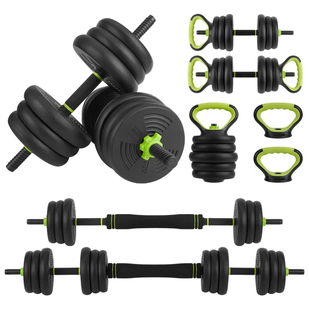 4-in-1 Adjustable Dumbbells Set 66 Pounds X479463