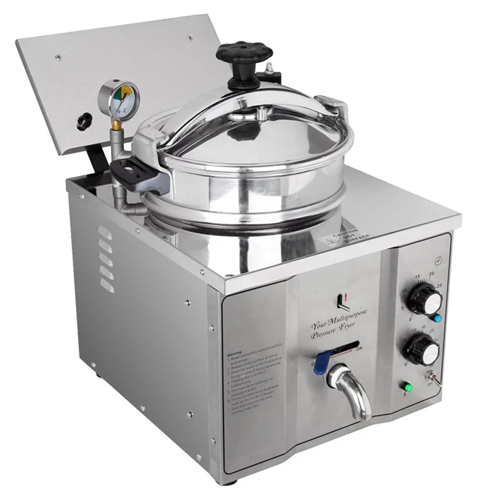 16L Commercial Electric High Pressure Fryer H134