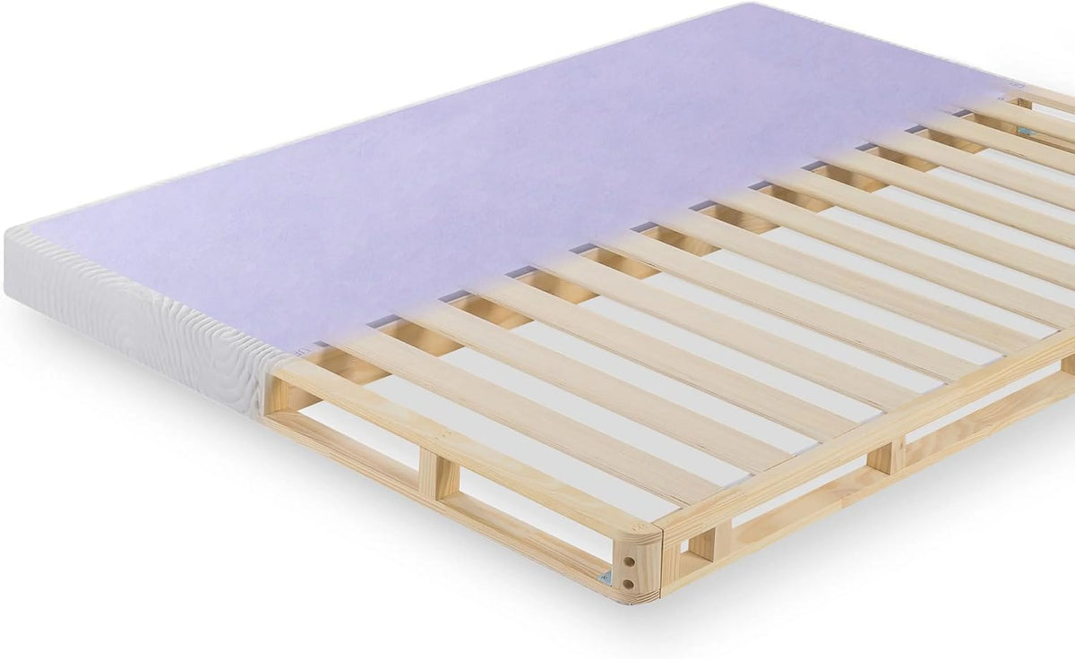 4 in. Low Profile Wood Box Spring/Mattress Foundation, Twin R72457