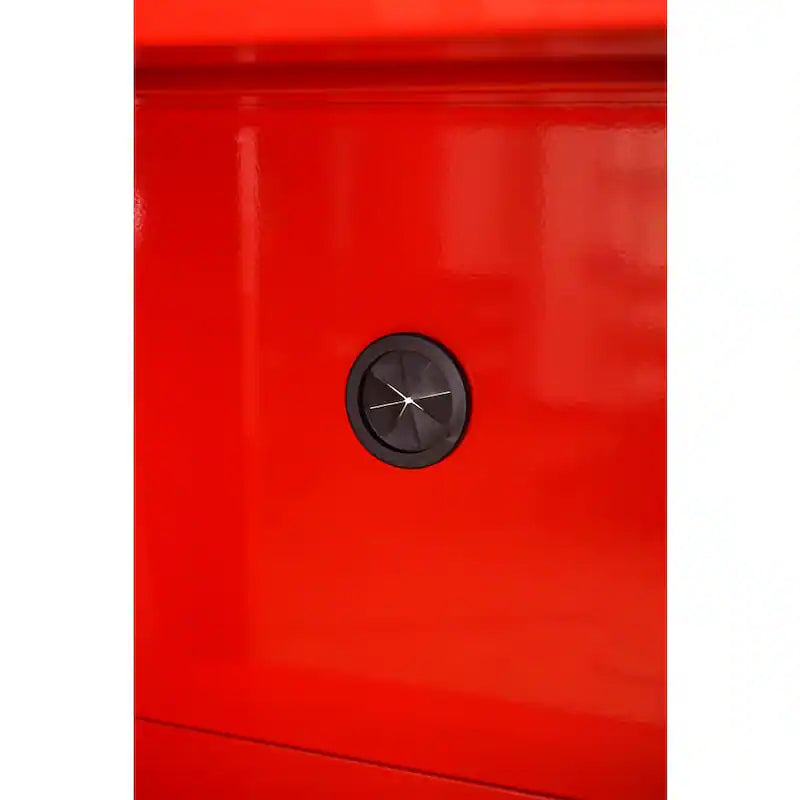 24-Gauge Steel Freestanding Garage Cabinet in Red D208