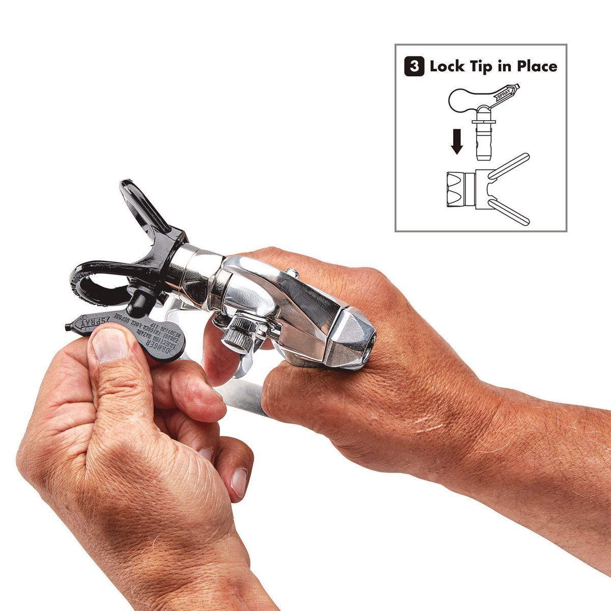 Reversible Airless Paint Spray Tip J8949