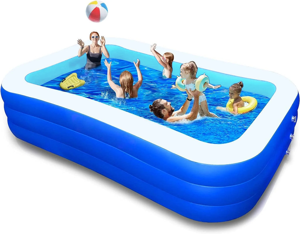 Inflatable Pool 118 X 68 X 22 Oversized Thickened M3260