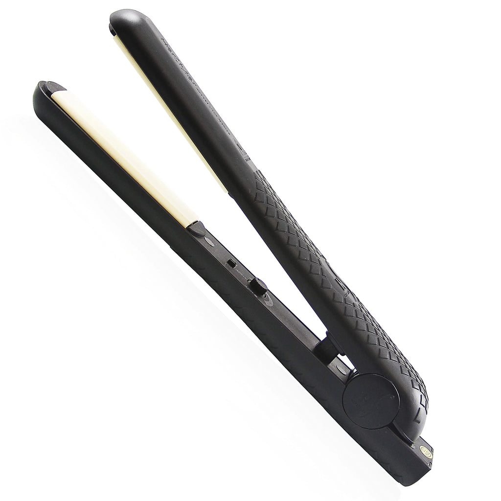 Black 1.25" Ceramic Ionic Flat Iron Hair Straightener E35749
