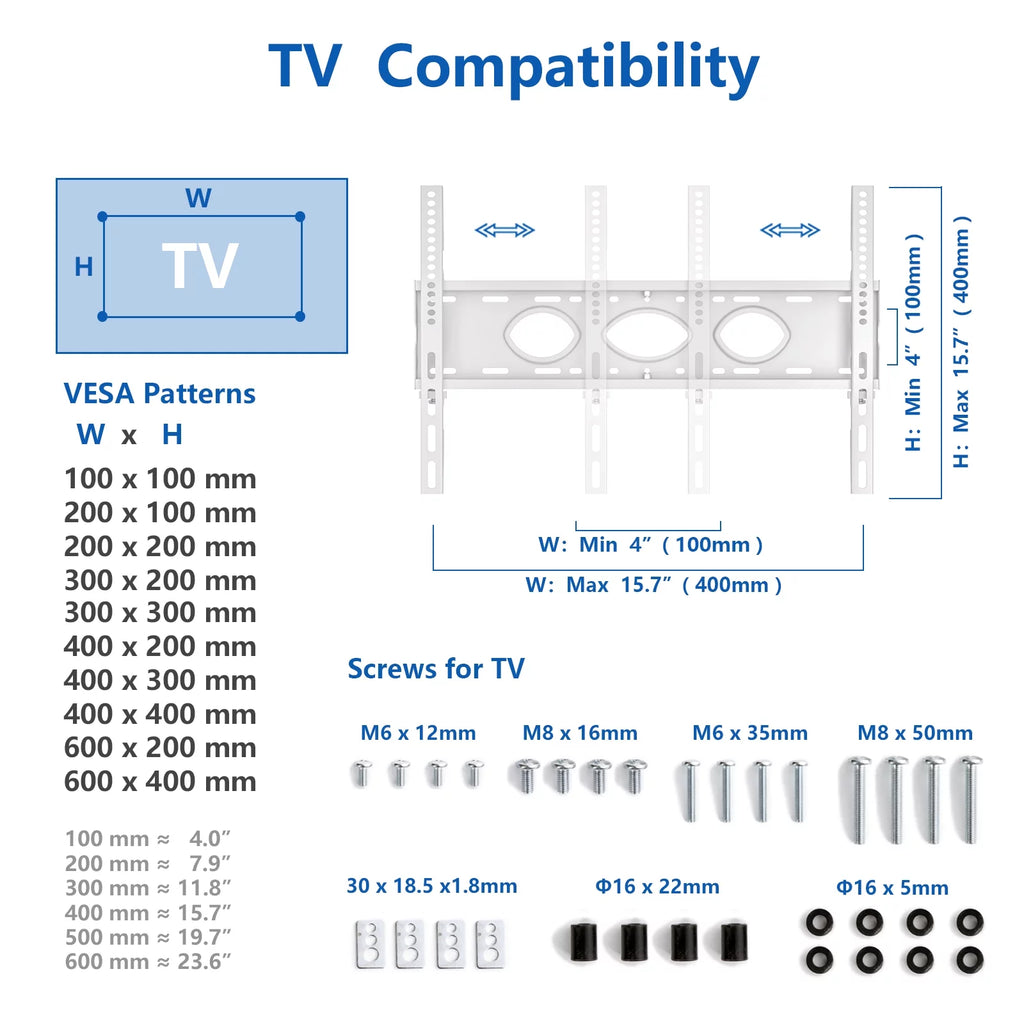 Black Rolling TV Stand with 3 Shelves H3131