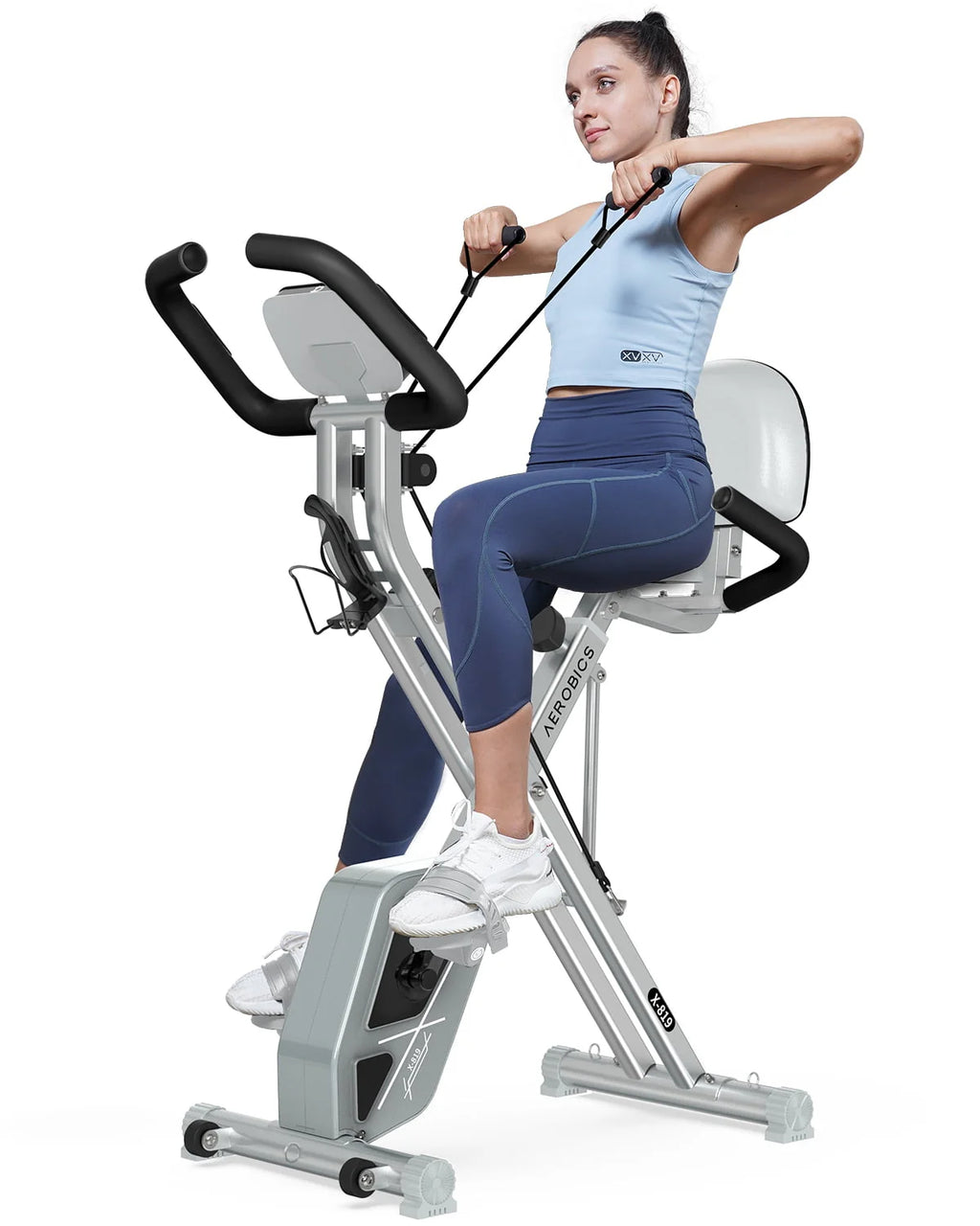 Foldable Magnetic Exercise Bike F2877