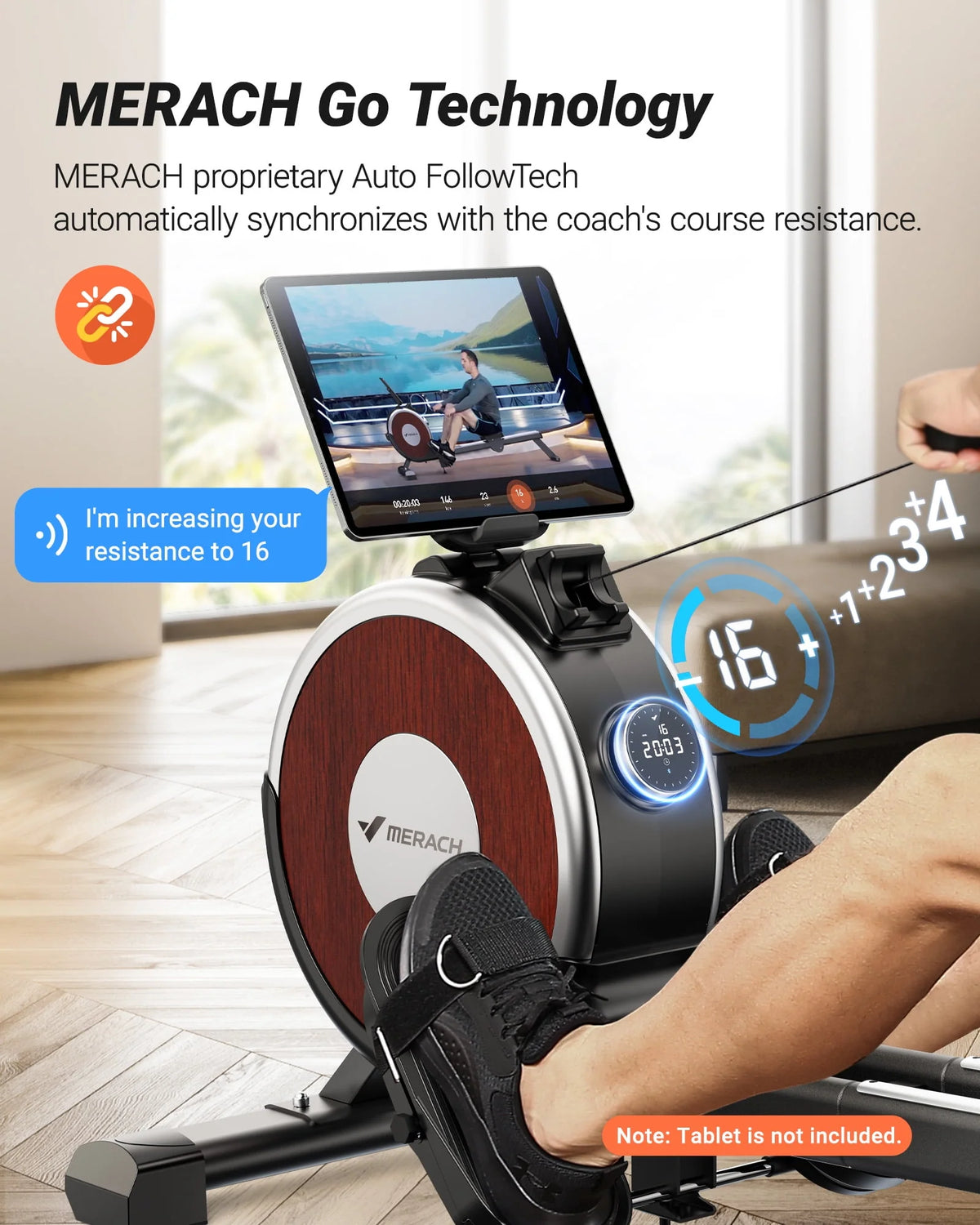 Quiet Magnetic Rower A43842