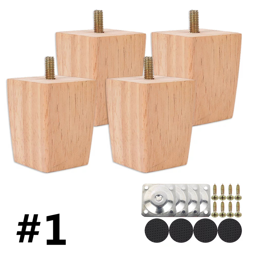 Wooden Furniture Square Tapered Legs X1419