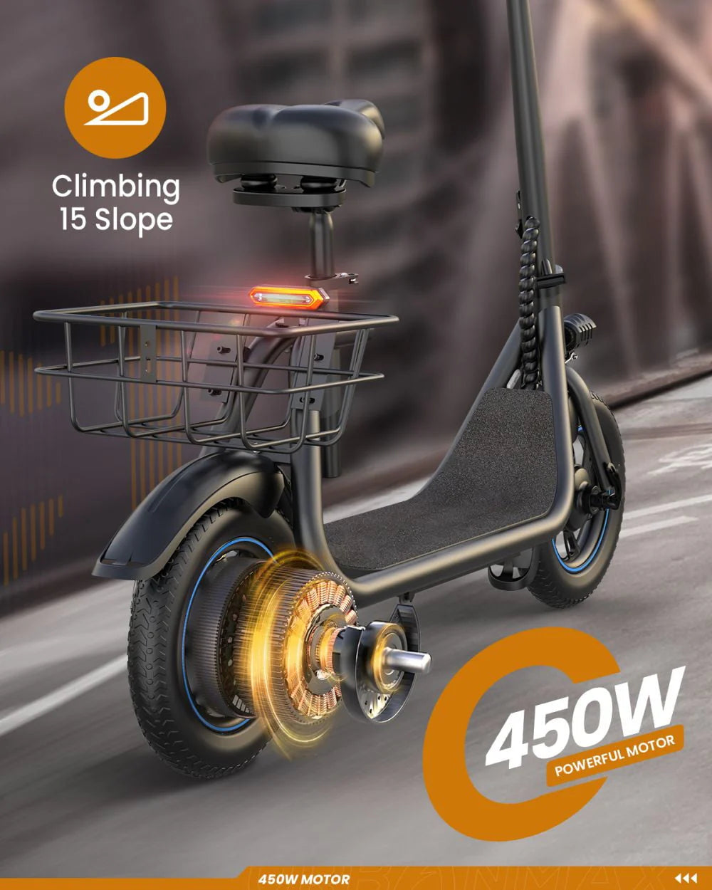 450W Electric Scooter with Seat L8576