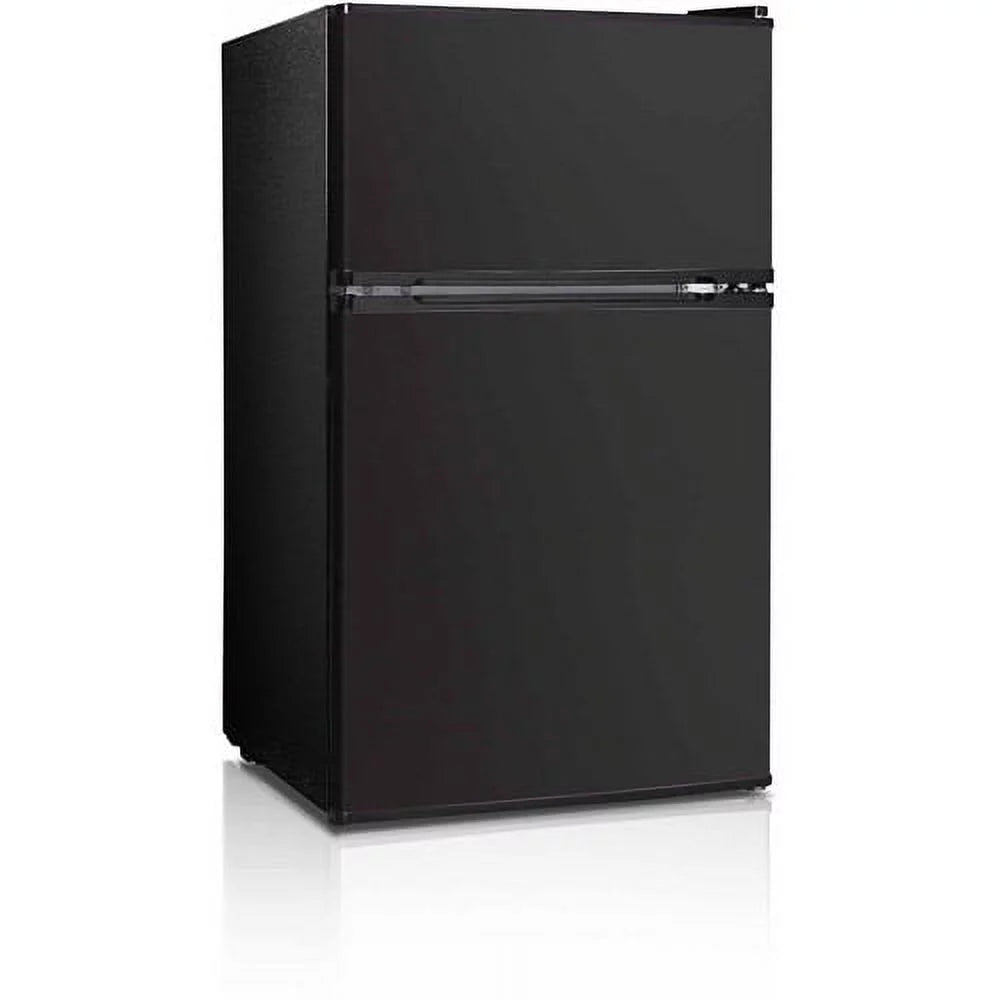 Black 3.1 Cubic Foot Compact Refrigerator and Freezer O471304
