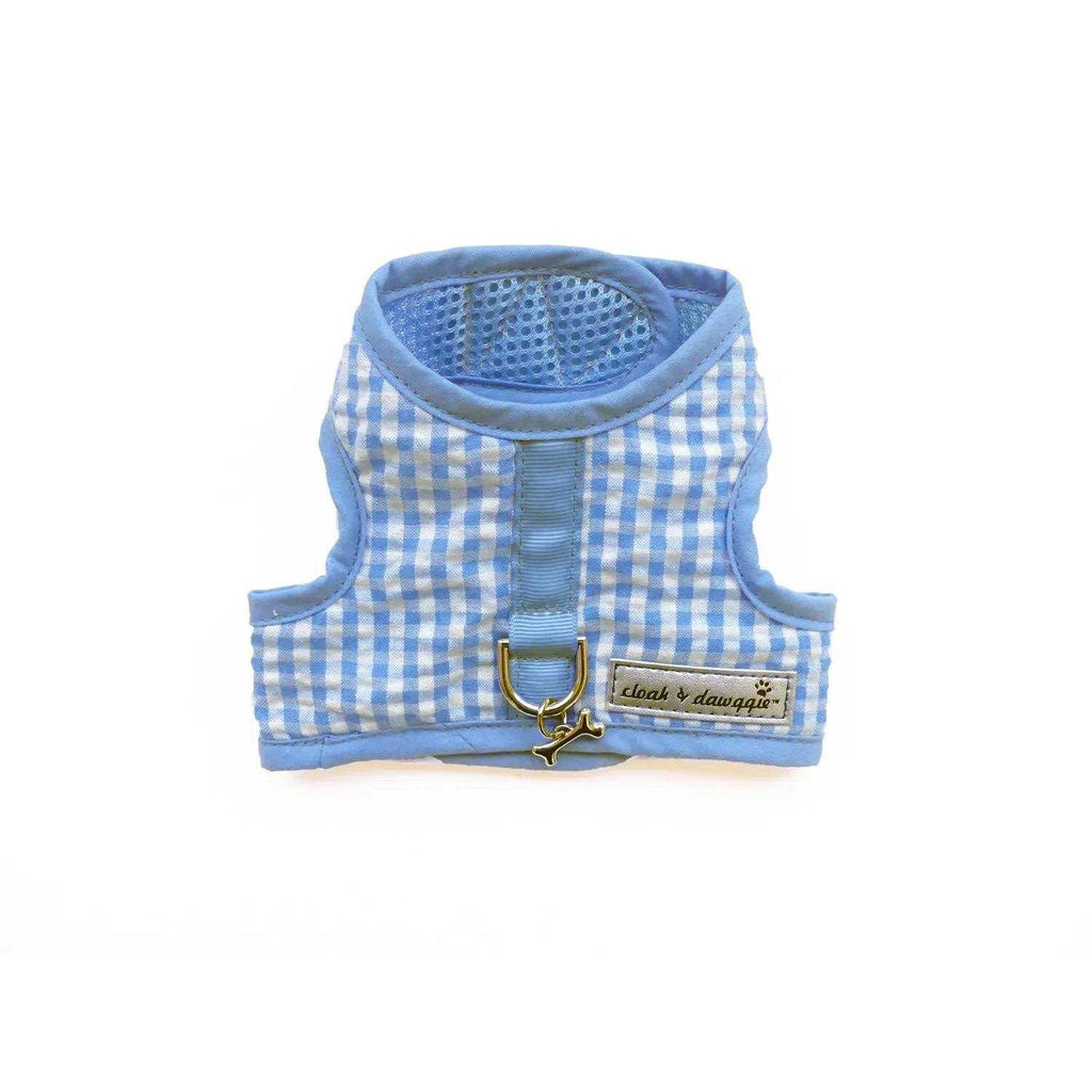 Gingham Dog Harness Vest W30601